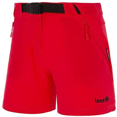 Izas Bielsa Pantalones Cortos Trekking, Mujer, Rojo, S Izas Bielsa Pantalones Cortos Trekking, Mujer, Rojo, S