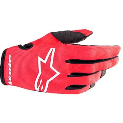 Alpinestars Radar Gloves Mars Red White Alpinestars Radar Gloves Mars Red White