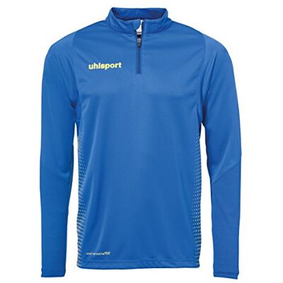 uhlsport Score 1/4 Zip Chándal con Cremallera 1/4, Hombre, Azur/Lima Amarillo, 128 uhlsport Score 1/4 Zip Chándal con Cremallera 1/4, Hombre, Azur/Lima Amarillo, 128
