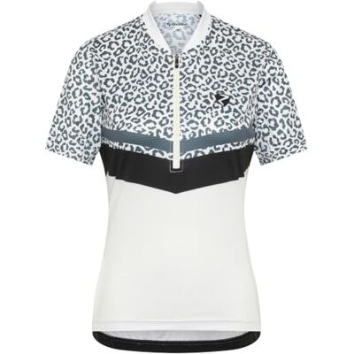 Ziener NALADIA-Z Maillot de Ciclismo Funcional para Mujer con Media Cremallera Frontal, Color Blanco, 42 Ziener NALADIA-Z Maillot de Ciclismo Funcional para Mujer con Media Cremallera Frontal, Color Blanco, 42