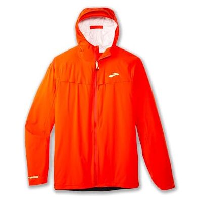 Brooks High Point Waterproof Jacket Jacket Hombre Cherry Tomato/Phantom Grey Tamaño 30 Brooks High Point Waterproof Jacket Jacket Hombre Cherry Tomato/Phantom Grey Tamaño 30
