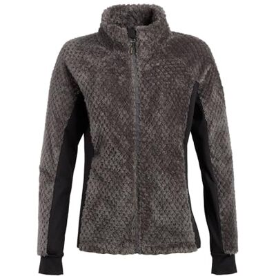 Ande Camiseta larga para mujer, color antracita/negro Ande Camiseta larga para mujer, color antracita/negro