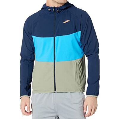 Brooks Canopy Jacket Jacket Hombre Navy/Spring Break/Pebble Tamaño 25 Brooks Canopy Jacket Jacket Hombre Navy/Spring Break/Pebble Tamaño 25