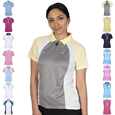 Polo de golf gris Under Par - Ajustado Polo de golf gris Under Par - Ajustado