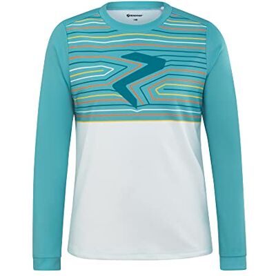 Ziener Nanuc Camiseta Funcional para Ciclismo, Exterior, Fitness, Deporte, Transpirable, de Secado rápido, Manga Larga Unisex niños Ziener Nanuc Camiseta Funcional para Ciclismo, Exterior, Fitness, Deporte, Transpirable, de Secado rápido, Manga Larga Unisex niños