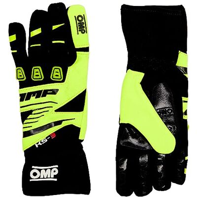 Omp KK02743E059XS Guantes, Amarillo/Negro Omp KK02743E059XS Guantes, Amarillo/Negro