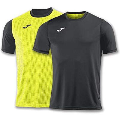 Joma Combi Camisetas Equip. M/C, Hombre, Antracita-Amari, 2XL-3XL Joma Combi Camisetas Equip. M/C, Hombre, Antracita-Amari, 2XL-3XL