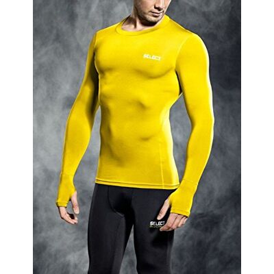Derbystar CAMISETA DE COMPRESIÓN L/S 6902 - Amarillo - 10/12 años - Compression Shirt Derbystar CAMISETA DE COMPRESIÓN L/S 6902 - Amarillo - 10/12 años - Compression Shirt