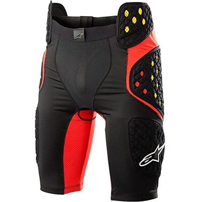 Alpinestars Seque Pro Pantalones Cortos, Hombre, Color Negro/Rojo, tamaño Medium Alpinestars Seque Pro Pantalones Cortos, Hombre, Color Negro/Rojo, tamaño Medium