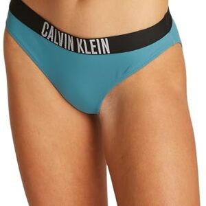 Calvin Braguita de Bikini para Mujer con Logotipo, Azul (Storm Blue), XL Calvin Braguita de Bikini para Mujer con Logotipo, Azul (Storm Blue), XL