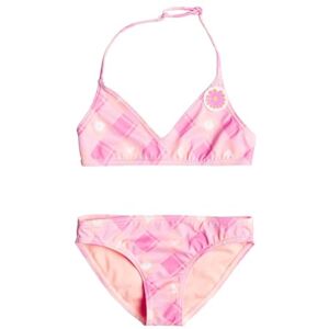 Roxy Flower Plaid Conjunto de bikini triangular para Chicas 2-7 Roxy Flower Plaid Conjunto de bikini triangular para Chicas 2-7