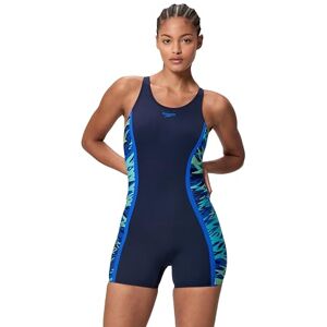 Speedo Hyperboom Splice Muscleback Traje de baño para Mujer, Azul Marino, 44 Speedo Hyperboom Splice Muscleback Traje de baño para Mujer, Azul Marino, 44