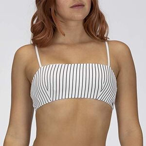 Hurley W Radial Straight Surf Top Partes De Arriba Bikini, Mujer, White, S Hurley W Radial Straight Surf Top Partes De Arriba Bikini, Mujer, White, S