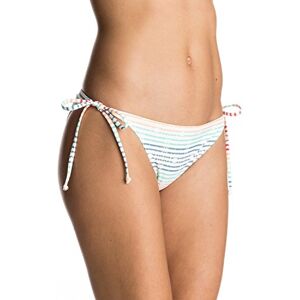 Roxy Mujer Deportivo SC Bikini Parte Inferior, Mujer, Sporty SC, Marshmallow Lola Stripe RG, Small Roxy Mujer Deportivo SC Bikini Parte Inferior, Mujer, Sporty SC, Marshmallow Lola Stripe RG, Small