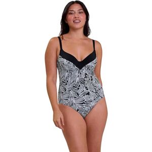 Sans Complexe Traje de baño Seychelles One Piece para Mujer, Estampado gráfico de Palmeras, 80E Sans Complexe Traje de baño Seychelles One Piece para Mujer, Estampado gráfico de Palmeras, 80E