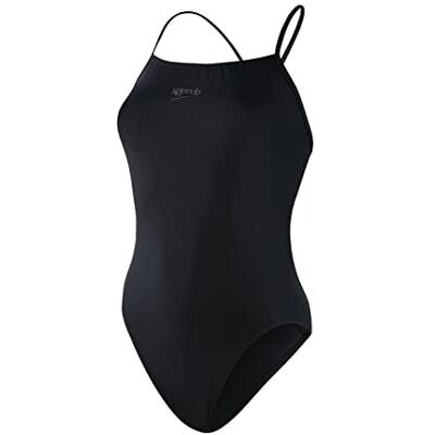 Speedo Bañador de 1 Pieza Eco Endurance+ con Tirantes Finos, Corte Deportivo, Diseño clásico, Tejido Reciclado, Resistente al Cloro, 32 FR/ES Speedo Bañador de 1 Pieza Eco Endurance+ con Tirantes Finos, Corte Deportivo, Diseño clásico, Tejido Reciclado, Resistente al Cloro, 32 FR/ES
