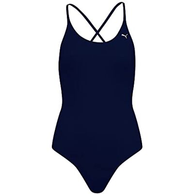 PUMA Swimsuit 1634 Traje de baño, Azul (Navy), L Mujer PUMA Swimsuit 1634 Traje de baño, Azul (Navy), L Mujer