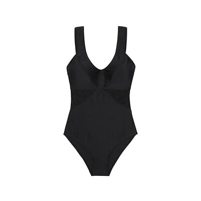 Dorina Bañador Moldeador Saint Tropez – Sin Aros, Almohadillas Extraíbles, Tirantes Anchos, Microfibra Texturizada & Powermesh, Cierre de Corchete Trasero, Negro Dorina Bañador Moldeador Saint Tropez – Sin Aros, Almohadillas Extraíbles, Tirantes Anchos, Microfibra Texturizada & Powermesh, Cierre de Corchete Trasero, Negro