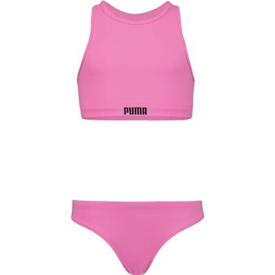 PUMA Swim Racerback Bikini Set Conjunto de Bikini para Niñas, Talla 116 PUMA Swim Racerback Bikini Set Conjunto de Bikini para Niñas, Talla 116