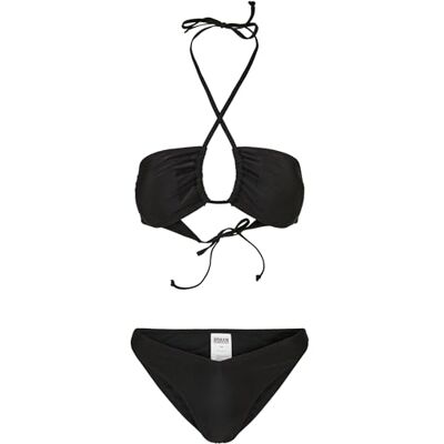 Urban Classics Biquini Para Mujer, Bañador De Dos Piezas Para Mujer, Biquini De Tiras Cruzadas, Conjunto De Biquini Y Slip, Talla L Urban Classics Biquini Para Mujer, Bañador De Dos Piezas Para Mujer, Biquini De Tiras Cruzadas, Conjunto De Biquini Y Slip, Talla L