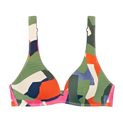 Triumph Mujer Summer Expression P 02 Pt, Bikini Top, Green Dark Combination Triumph Mujer Summer Expression P 02 Pt, Bikini Top, Green Dark Combination