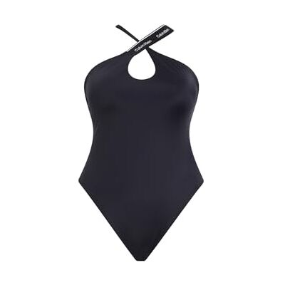 Calvin Traje de Baño para Mujer One Piece Espalda Cruzada, Negro (Pvh Black), L Calvin Traje de Baño para Mujer One Piece Espalda Cruzada, Negro (Pvh Black), L