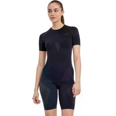 FALKE Mujer Camiseta Warm Black (3000), XL FALKE Mujer Camiseta Warm Black (3000), XL