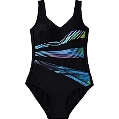 TECNOPRO Felice Badeanzug Bañador para Mujer, Azul, 48B TECNOPRO Felice Badeanzug Bañador para Mujer, Azul, 48B