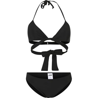 Urban Classics Tb1486-ladies Bikini Juego, Negro (Black 7), XL para Mujer Urban Classics Tb1486-ladies Bikini Juego, Negro (Black 7), XL para Mujer