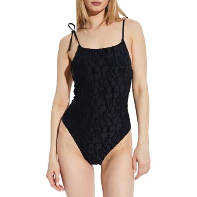 Giorgio Armani Traje de baño de una Pieza con Logotipo 3D para Mujer, Color Violeta, Talla L, Bouganville 3D EA Lo, L Giorgio Armani Traje de baño de una Pieza con Logotipo 3D para Mujer, Color Violeta, Talla L, Bouganville 3D EA Lo, L