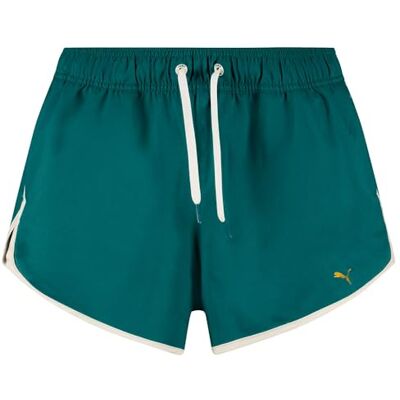PUMA Bañador para Mujer, Pantalones Cortos de Bikini, Cintura Alta, Emerald Ice, XS PUMA Bañador para Mujer, Pantalones Cortos de Bikini, Cintura Alta, Emerald Ice, XS