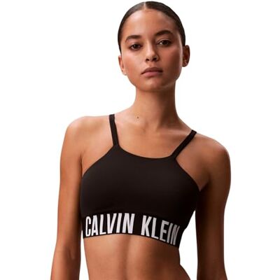 Calvin Bralette Camiseta de natación para Mujer, Color Negro (Negro), Talla M Calvin Bralette Camiseta de natación para Mujer, Color Negro (Negro), Talla M