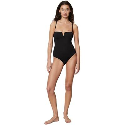 Marc O'Polo Traje de baño para Mujer Metal U One Piece, Negro, M Marc O'Polo Traje de baño para Mujer Metal U One Piece, Negro, M