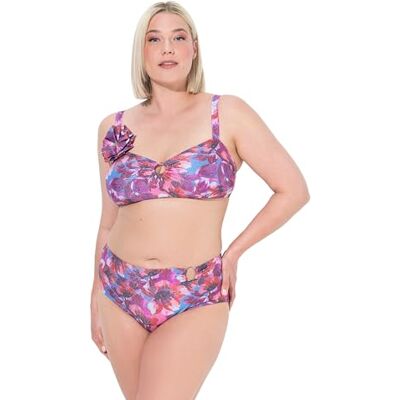 Ulla Popken Bikini Tina, Glitzerprint, Blumenbrosche Conjunto de Bikini Mujer (Pack de 1) Ulla Popken Bikini Tina, Glitzerprint, Blumenbrosche Conjunto de Bikini Mujer (Pack de 1)