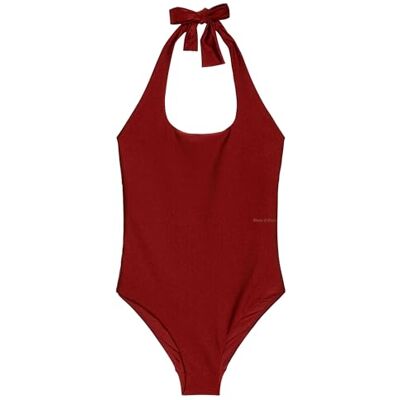Marc O'Polo Bañador para Mujer Shiny, Tallpoppy, XL Marc O'Polo Bañador para Mujer Shiny, Tallpoppy, XL