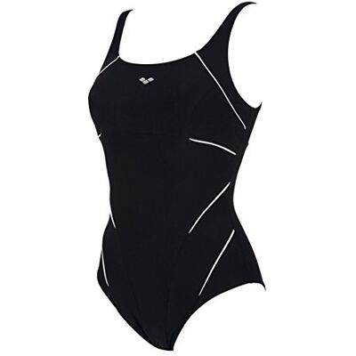 ARENA W Jewel One Piece Bañador Bodylift Para Mujer Jewel Copa B, Mujer, black-white, 42 ARENA W Jewel One Piece Bañador Bodylift Para Mujer Jewel Copa B, Mujer, black-white, 42