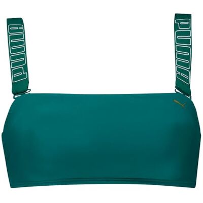 PUMA Top de Banda para Mujer (Paquete de 1), Emerald Ice, XS PUMA Top de Banda para Mujer (Paquete de 1), Emerald Ice, XS