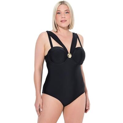 Ulla Popken Badeanzug Chloe, Muschel Traje de baño de una Sola Pieza Mujer (Pack de 1) Ulla Popken Badeanzug Chloe, Muschel Traje de baño de una Sola Pieza Mujer (Pack de 1)