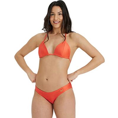 ARENA Women's Bikini Triangle Solid Dos Piezas, Mujer, Coral, 40 ARENA Women's Bikini Triangle Solid Dos Piezas, Mujer, Coral, 40