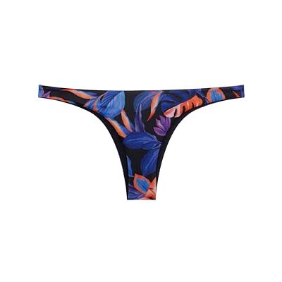 Dorina Vybe Braguita de Bikini Reversible de Tiro Alto – Estampado Palmeras & Negro, Corte Brasileño Cheeky, Negro Dorina Vybe Braguita de Bikini Reversible de Tiro Alto – Estampado Palmeras & Negro, Corte Brasileño Cheeky, Negro