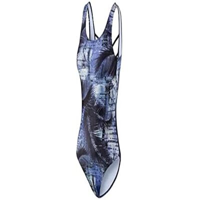 Beco clásico Bañador para Mujer, Azul y Negro, 50 Beco clásico Bañador para Mujer, Azul y Negro, 50
