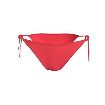 Calvin Braguita de bikini para anudar en los laterales Mujer String Side Tie deportiva, Rojo (Signal Red), M Calvin Braguita de bikini para anudar en los laterales Mujer String Side Tie deportiva, Rojo (Signal Red), M
