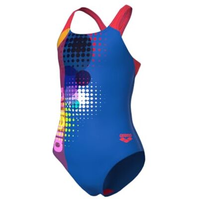 ARENA bañador Performance niña con Lunares y Espalda Swim Pro ARENA bañador Performance niña con Lunares y Espalda Swim Pro