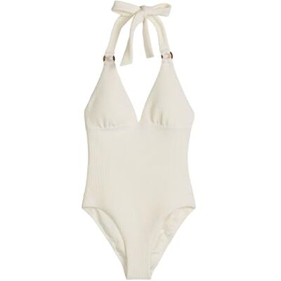 Marc O'Polo Bañador para Mujer Firecracker Floral, Firecracker Floral White Cotton, L Marc O'Polo Bañador para Mujer Firecracker Floral, Firecracker Floral White Cotton, L