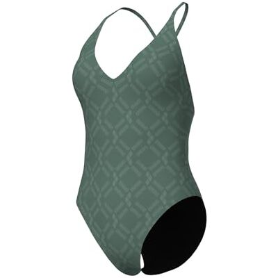 ARENA Losange Graphic Bañador Mujer, Traje de Baño en Tejido Elástico Reciclado de Secado Rápido, Bañador para Playa y Piscina con Tejido Forrado y Copas Extraíbles ARENA Losange Graphic Bañador Mujer, Traje de Baño en Tejido Elástico Reciclado de Secado Rápido, Bañador para Playa y Piscina con Tejido Forrado y Copas Extraíbles