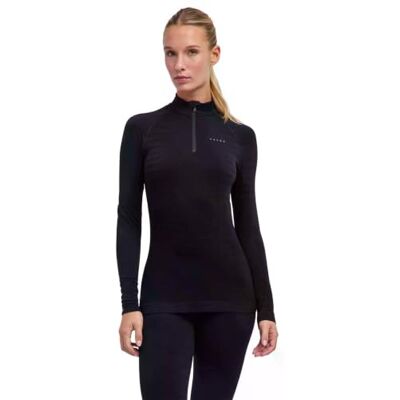 FALKE Mujer Camiseta de Manga Larga Maximum Warm Black (3000), M FALKE Mujer Camiseta de Manga Larga Maximum Warm Black (3000), M