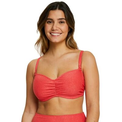 Sans Complexe Bask In Bliss_ Parte Superior de Bikini, Rojo Poppy, 80C para Mujer Sans Complexe Bask In Bliss_ Parte Superior de Bikini, Rojo Poppy, 80C para Mujer