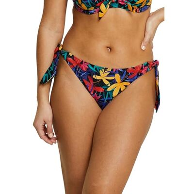 Sans Complexe Island Dream_ Bañador para Mujer, Talla Baja (1), Floral Negro, 46-48 Sans Complexe Island Dream_ Bañador para Mujer, Talla Baja (1), Floral Negro, 46-48