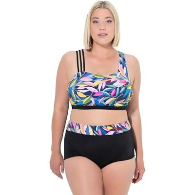 Ulla Popken Bikini Finja, Blätter Conjunto Mujeres Ulla Popken Bikini Finja, Blätter Conjunto Mujeres