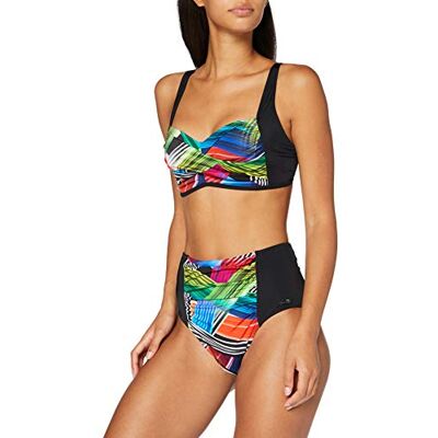 Fashy Damen Parte Superior de Bikini, Mujer, Multicolor Estampado, 40B Fashy Damen Parte Superior de Bikini, Mujer, Multicolor Estampado, 40B